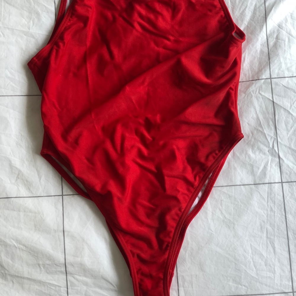 Urban outfitters Red Baywatch one piece, small